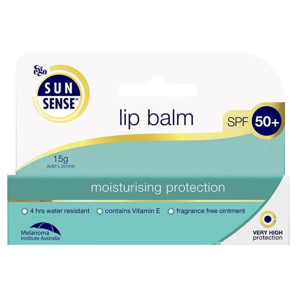 SUNSENSE Lip Balm 50+: Moisturising SPF Protection for Healthy Lips 15g