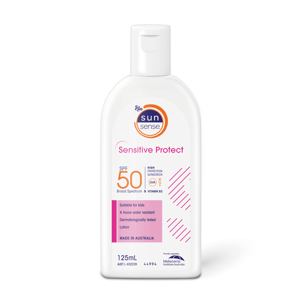 Ego SunSense Sensitive Protect SPF 50: Dermatologist-Tested Sunscreen for the Whole Family Bottle 125ml