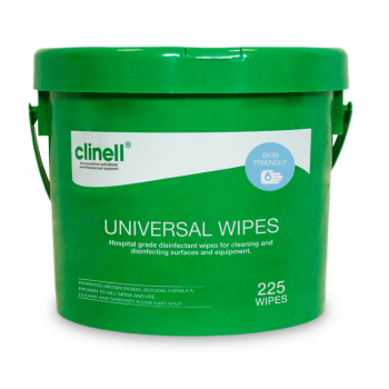 Clinell Universal Wipes Bucket 225 - Clinell - FeverMates