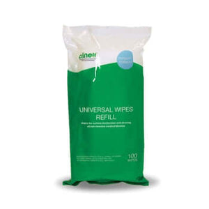 Clinell Universal Wipes Refill Packet 100 - Clinell - FeverMates
