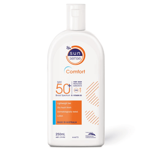 SUNSENSE Comfort 50+: Feather-Light High SPF Protection for All Skin Types EGO 250ml