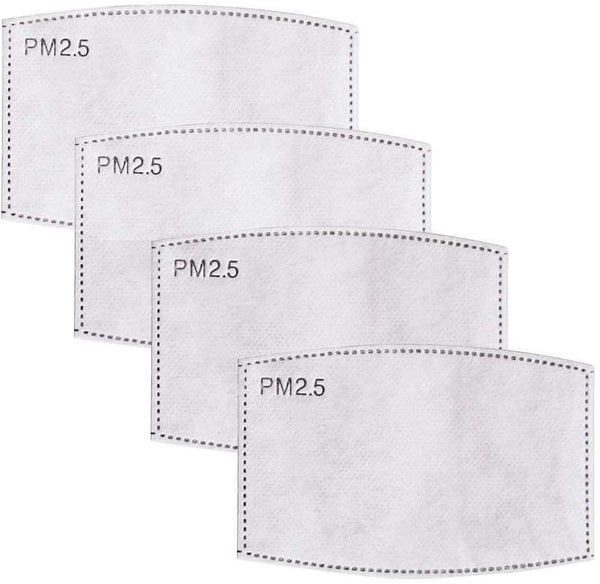 Replacement Filters for Washable & Reusable PM2.5 Face Mask (10/PK) - Face Masks - FeverMates - FeverMates