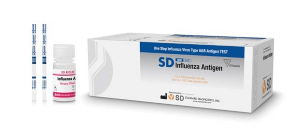 Abbot SD BIOLINE INFLUENZA AG - Covid Test Flu Test, 10 PK. Abbott Pharmaceuticals