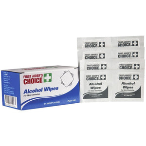 100 Alcohol Wipes - First Aiders Choice, 29 Bottles - Australian Made BULK Hand & Surface Sanitiser Spray, 70% alcohol | 500ml, 29 bottles - Australian Made BULK Hand Sanitiser Gel, 70% alcohol | 500ml