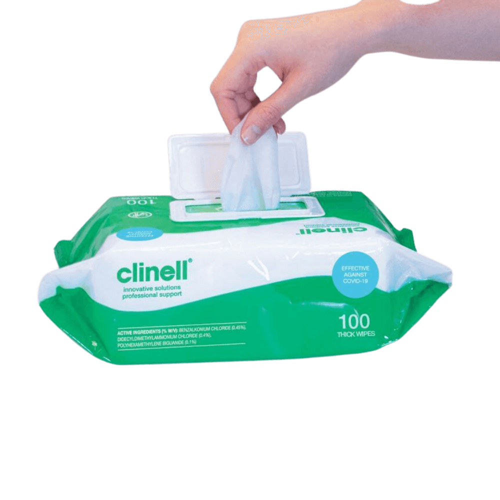 Clinell Universal Wipes - Thick Wipes Packet 100 - Wipes - Clinell - FeverMates