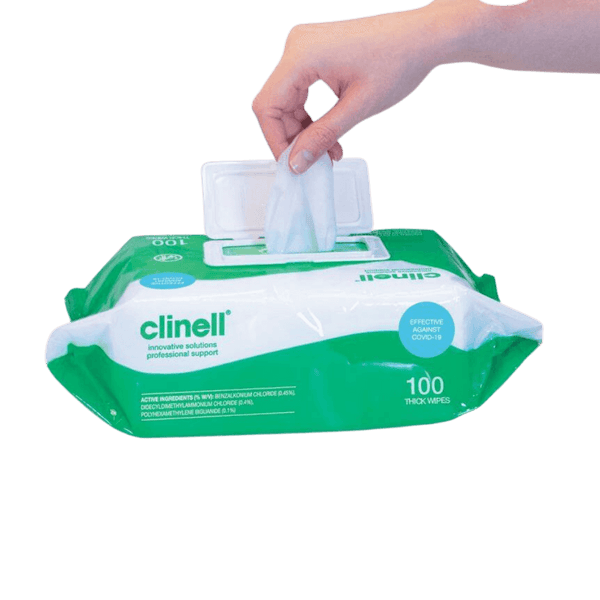 Clinell Universal Wipes - Thick Wipes Packet 100 - Wipes - Clinell - FeverMates