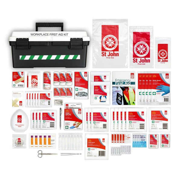 National Medium Workplace First Aid Kit by St John Ambulance (Portable) - First Aid Kit - St John Ambulance - FeverMates