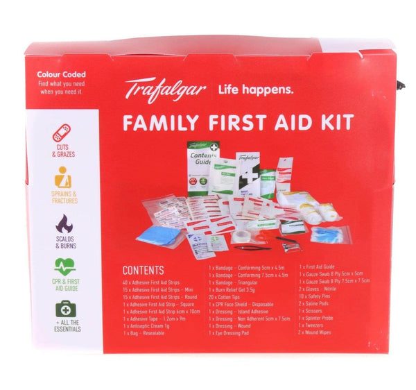 Trafalgar Family First Aid Kit (126 Pieces) - First Aid Kit - Trafalgar - FeverMates